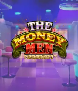 Experience the dynamic world of The Money Men Megaways slot by Pragmatic Play, highlighting a striking logo with sparkling stars on a lavish background. This graphic conveys the glamour and excitement of high-stakes gambling with its stunning design and colorful ambiance. Ideal for slot game lovers looking for a taste of Vegas. 