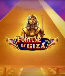 Step into the ancient world of Fortune of Giza slot by Pragmatic Play, showcasing a stunning depiction of a Pharaoh set against the iconic pyramid backdrop. This graphic captures the glory of Egyptian heritage, great for fans of Egyptian-themed slots, offering a fascinating adventure.